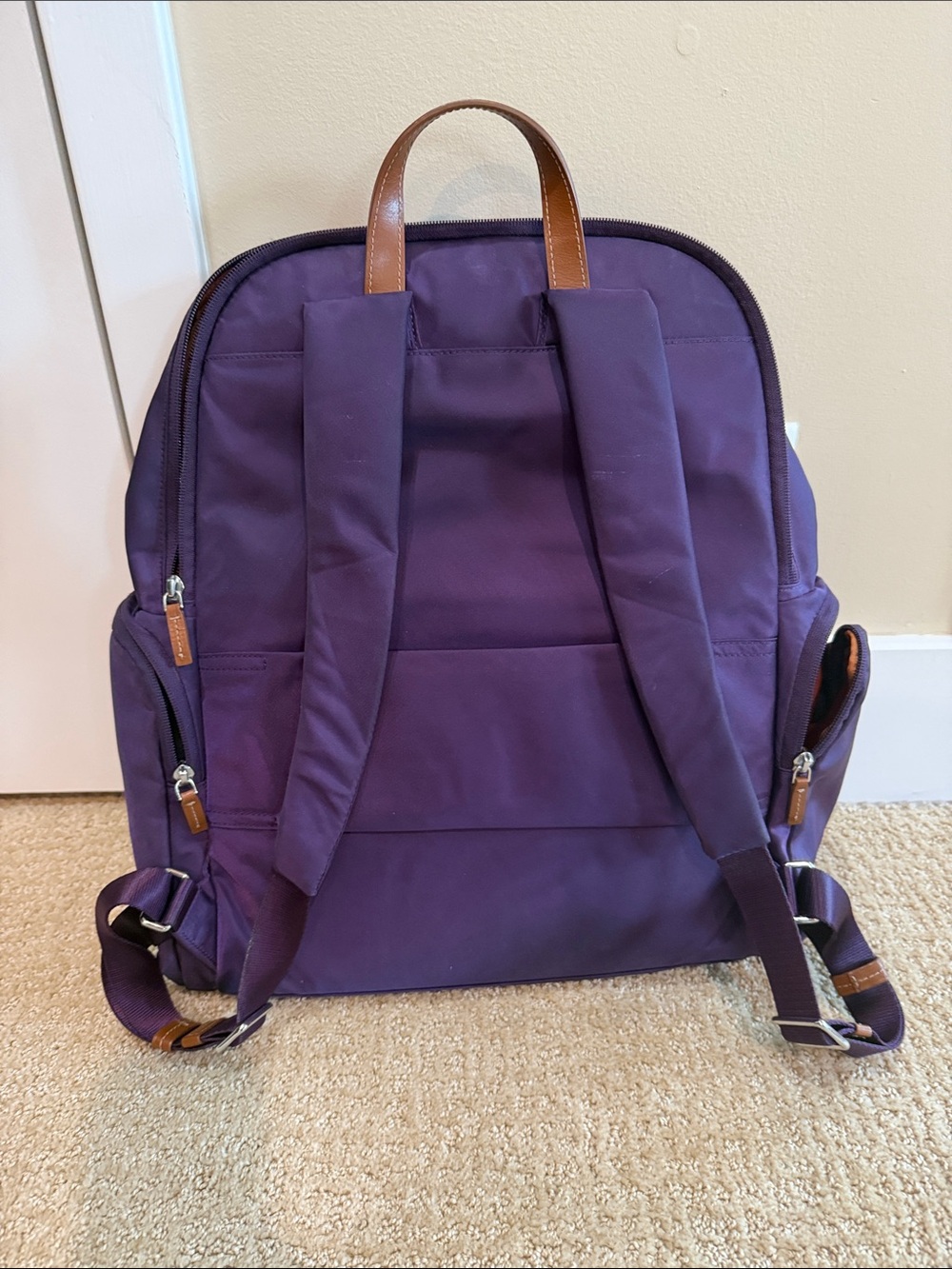 Tumi Nylon Backpack Purple - Picture 2 of 7
